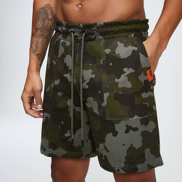 Cargo-Shorts für Ruhetage - Camouflage - XS