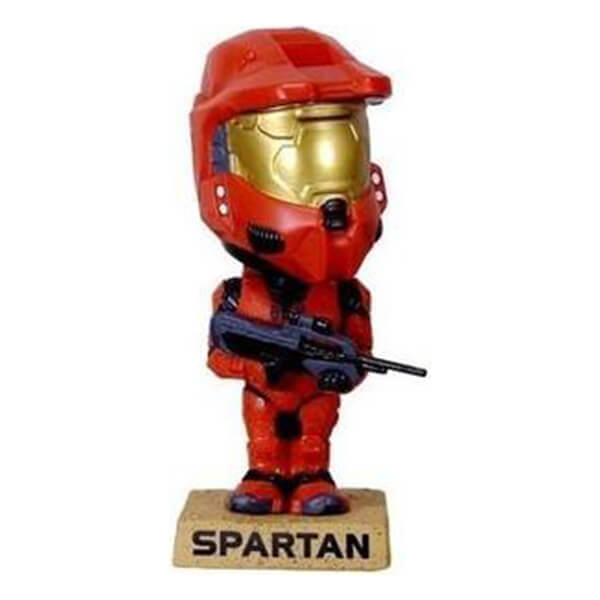 Funko Wacky Wobbler Halo 3 Spartan Soldier (Rot) SDCC 2008 Exklusiv