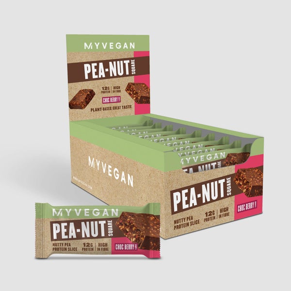 Pea-Nut Square - Choc Berry