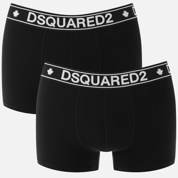 Dsquared2 Men's Twin Pack Trunk Boxers - Black