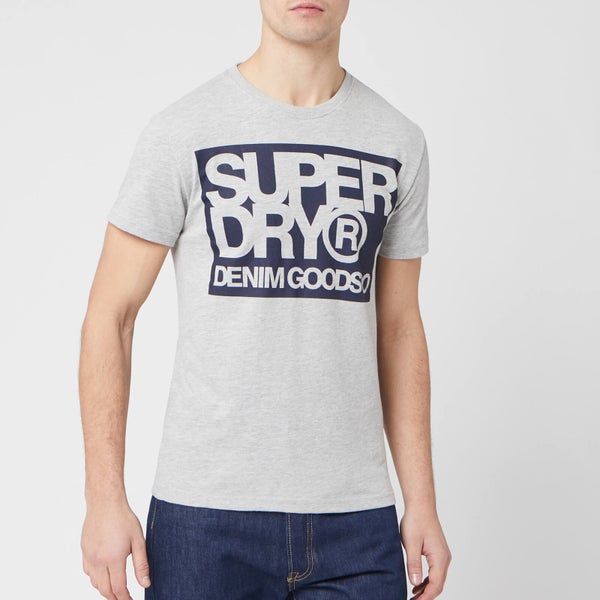 Superdry Men's Denim Goods Co T-Shirt - Grey Marl