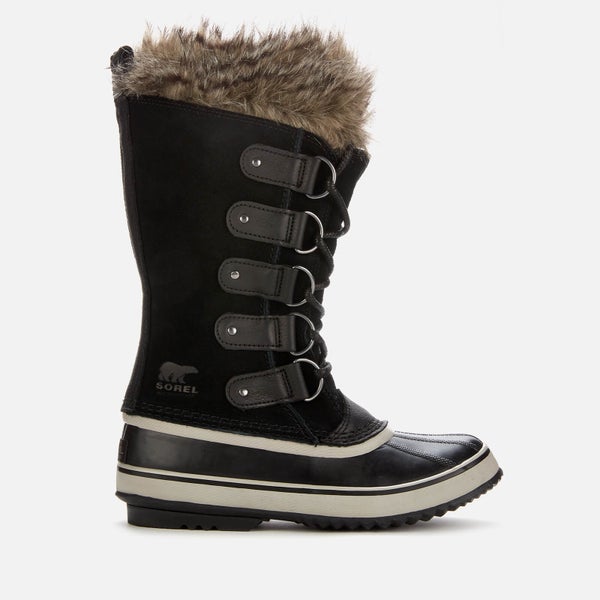 Sorel Women's Joan Of Arctic Waterproof Suede Knee High Winter Boots - Black/Quarry