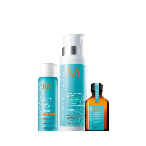 Moroccanoil Exclusive Curl Bundle with Free Hair Spray (Worth AED210)