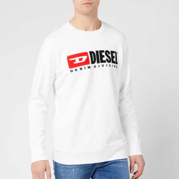 Diesel Men's Division Sweatshirt - White