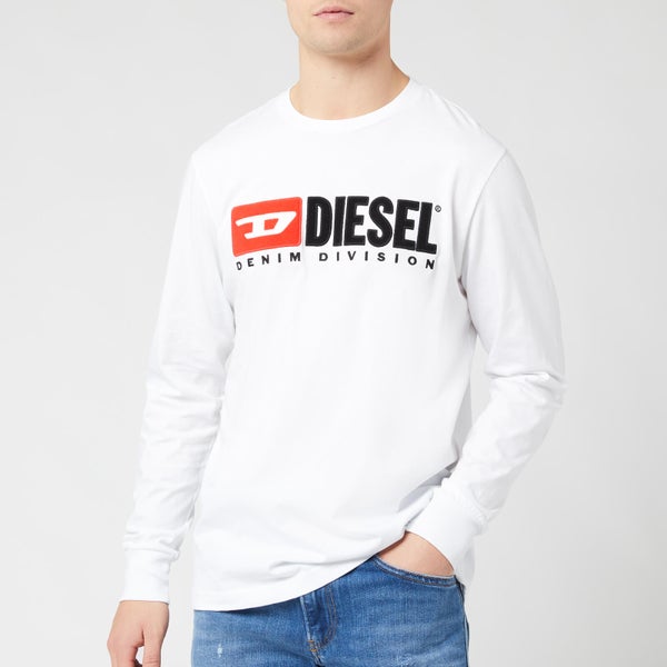 Diesel Men's Division Long Sleeve Top - White