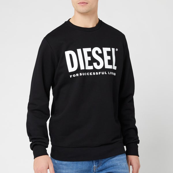 Diesel Men's Gir Division Logo Sweatshirt - Black