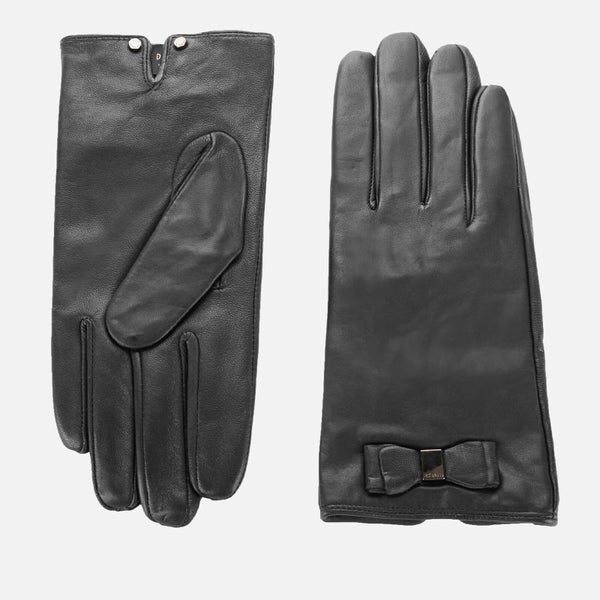 Ted Baker Women's Bblake Bow Gloves - Black