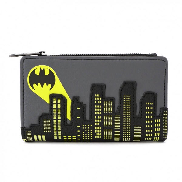 Loungefly DC Comics Dc Batman Bat Signal Flap Wallet