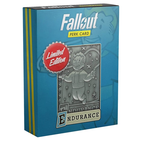 Carte d’aptitude Fallout en édition limitée – Endurance (n°3 sur 7)