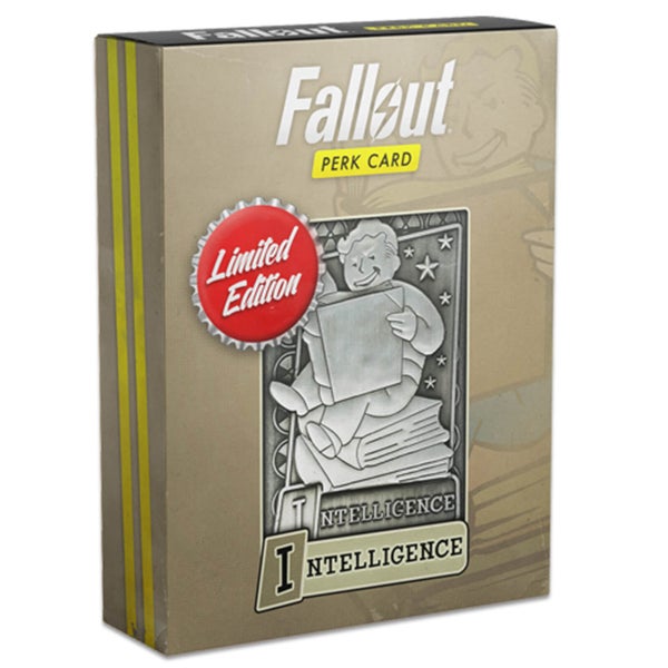 Fallout limitierte Auflage Perk-Karte - Intelligenz (Nr. 5 von 7)