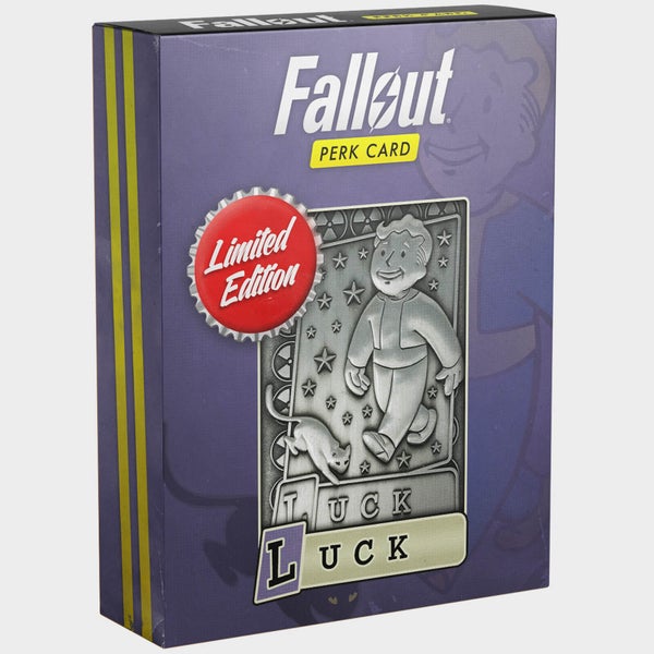 Fallout limitierte Auflage Perk-Karte - Glück (Nr. 7 von 7)