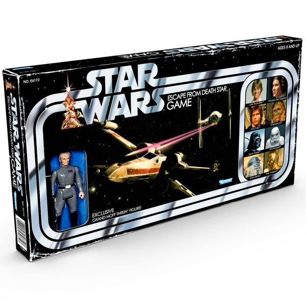 Hasbro Star Wars Escape From the Death Star Brettspiel (enthält exklusive Grand Moff Tarkin Figur)