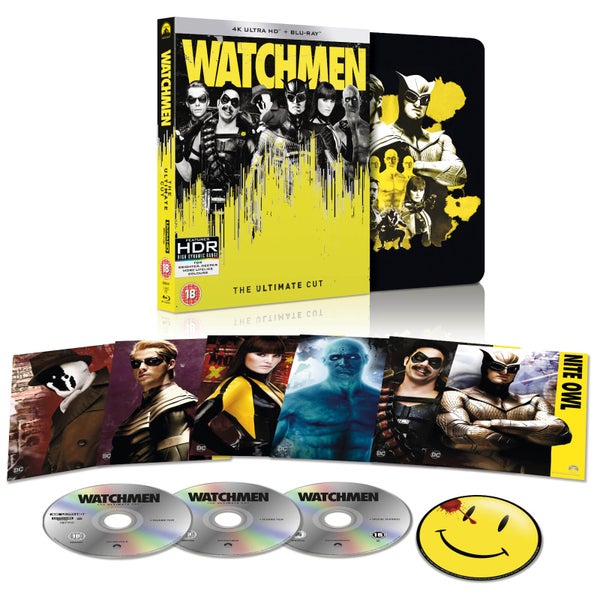 Watchmen: The Ultimate Cut - 4K Ultra HD Zavvi Exclusive Steelbook