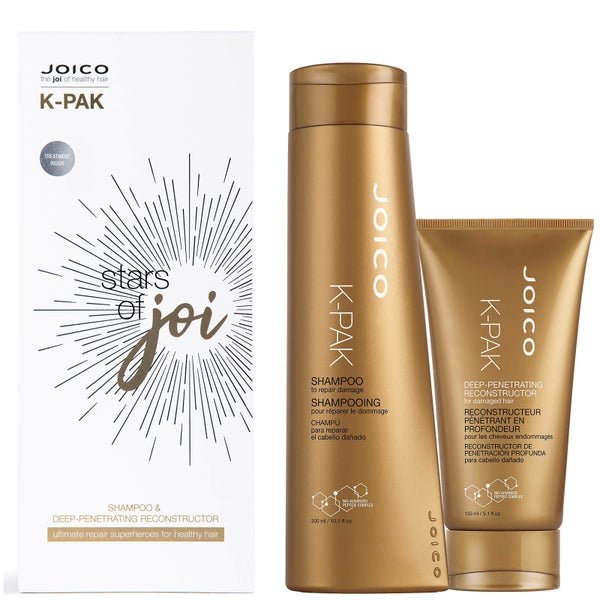 Joico Stars of Joi K-Pak Shampoo 300ml and Deep Penetrating Reconstructor Treatment 150ml 総額¥4,500円以上