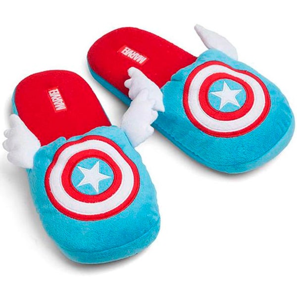 Marvel Captain America Winged Slippers