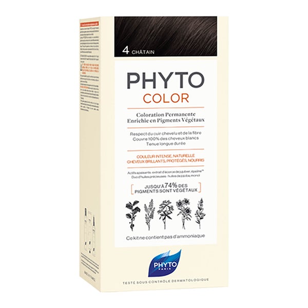 Phyto Hair Colour by Phytocolor - 4 Brown 180g
