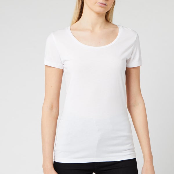 BOSS Hugo Boss Short Sleeve Women's Tigreat Short Sleeve Basic T-Shirt - White