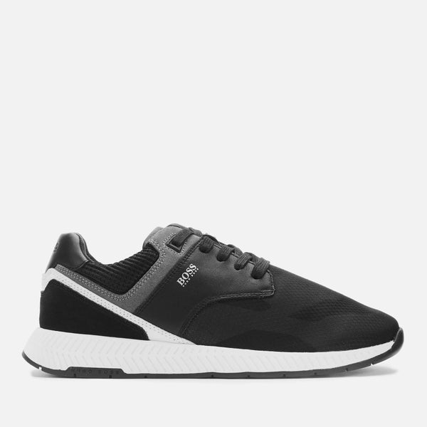 BOSS Hugo Boss Men's Titanium Nylon Running Style Trainers - Black