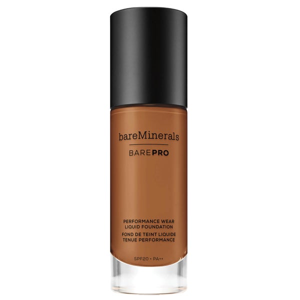 bareMinerals BAREPRO 24-timers flydende foundation med fuld dækkeevne SPF20