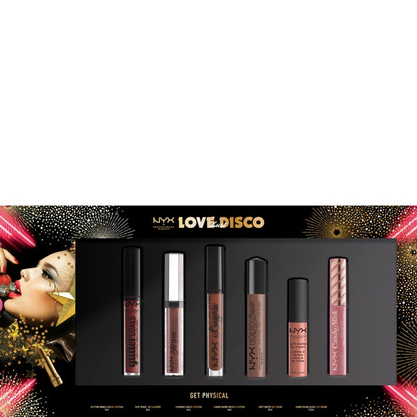 NYX Professional Makeup Get Physical Nude Lip Gift Set (Worth £42.00)
