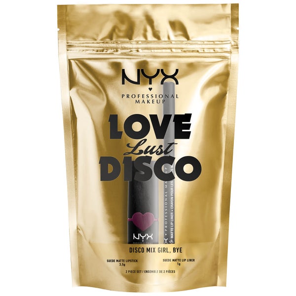 NYX Professional Makeup Disco Mix Lip Kits - Girl Bye Purple Matte Lip Christmas Gift Set