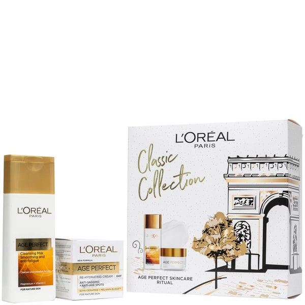 L'Oréal Paris Women's Age Perfect Cleanser and Day Cream Gift Set (Worth £16.98)