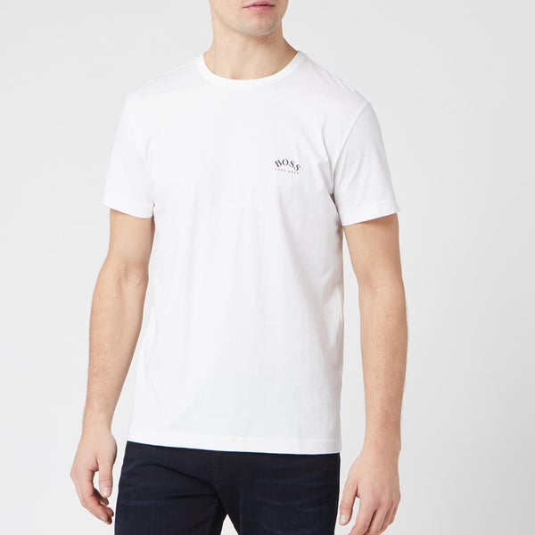 BOSS Hugo Boss Men's Curved Logo T-Shirt - Natural