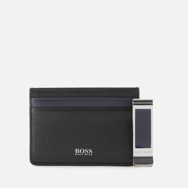 BOSS Hugo Boss Men's Card Holder and Money Clip Gift Set - Black