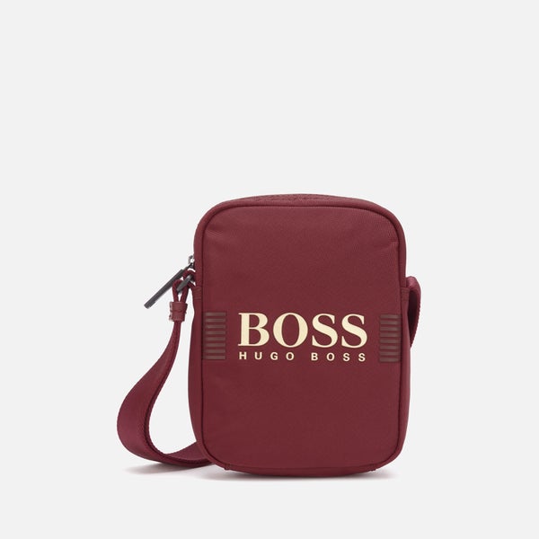 BOSS Hugo Boss Men's Pixel Cross Body Bag - Burgundy