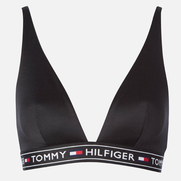 Tommy Hilfiger Women's Triangle Bralette - Black