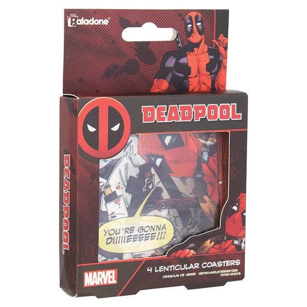 Dessous de verre Deadpool lenticulaire