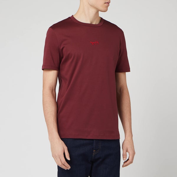 HUGO Men's Durned 201 T-Shirt - Dark Red