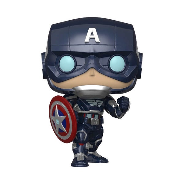 Marvel Avengers Game Captain America (Stark Tech Suit) Pop! Vinyl Figure