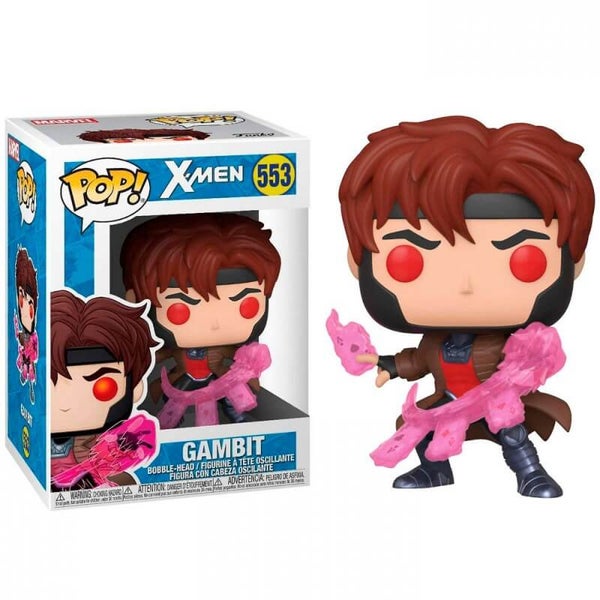 Figurine Pop! Gambit Avec Cartes - X-Men Classic