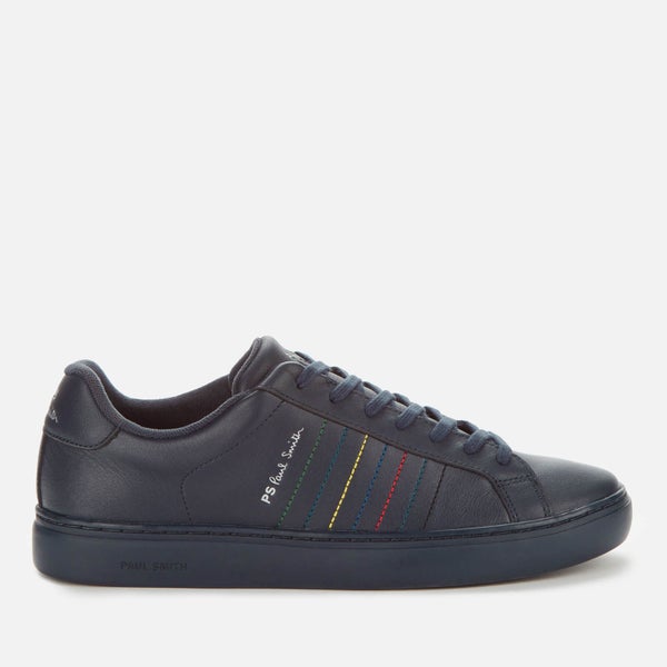 PS Paul Smith Men's Rex Leather Cupsole Trainers - Dark Navy