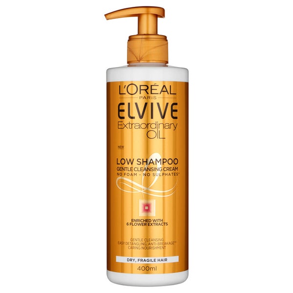 L'Oréal Paris Elvive Extraordinary Oil Low Shampoo for Dry Hair 400ml
