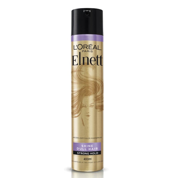 L'Oréal Paris Hairspray by Elnett for Shine Dull Hair Strong Hold 400ml