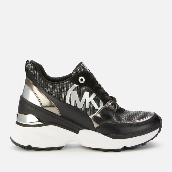 MICHAEL MICHAEL KORS Women's Mickey Chunky Running Style Trainers - Sterling