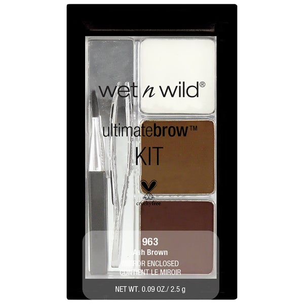 wet n wild ultimatebrow Kit - Ash Brown 2.5g