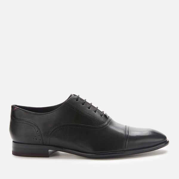 Ted Baker Men's Circass Leather Toe Cap Oxford Shoes - Black