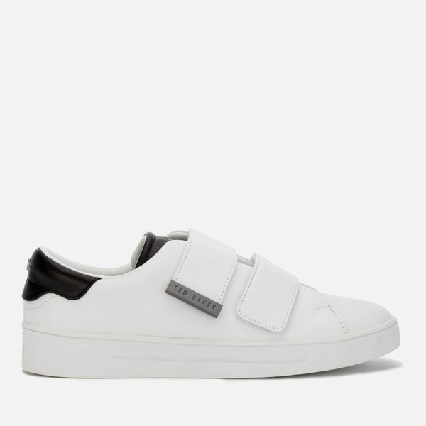 Ted Baker Women's Venil Leather Velcro Low Top Trainers - White
