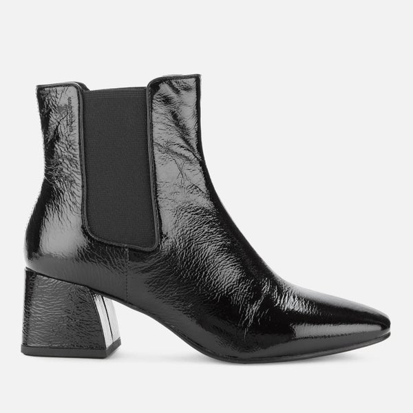 Vagabond Women's Alice Patent Leather Heeled Chelsea Boots - Black