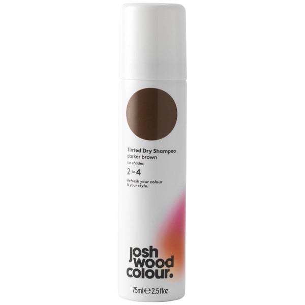 Josh Wood Colour Darker Brown Tinted Dry Shampoo 75ml