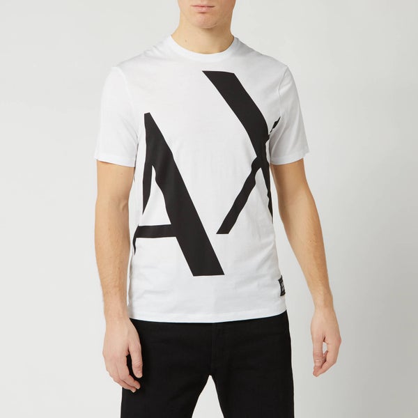 Armani Exchange Men's Large Logo T-Shirt - White