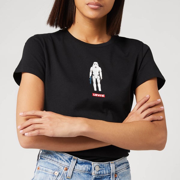 Levi's X Star Wars Women's The Perfect Short Sleeve T-Shirt - Stormtrooper Black