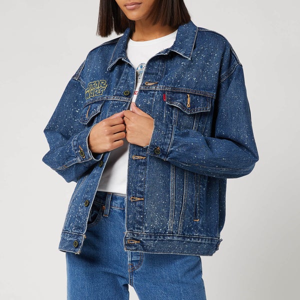 Levi's X Star Wars Women's Dad Trucker Jacket - May The Force Be with You