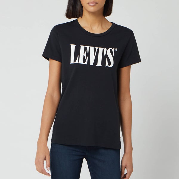 Levi's Women's The Perfect T-Shirt 90s Logo - Caviar
