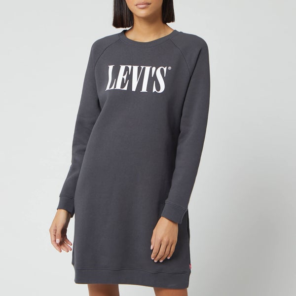 Levi's Women's Crew Neck Sweatshirt Dress - Forged Iron