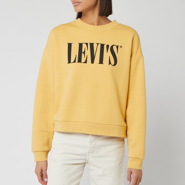Levi's Women's Graphic Diana Crew Neck Sweatshirt - Yellow