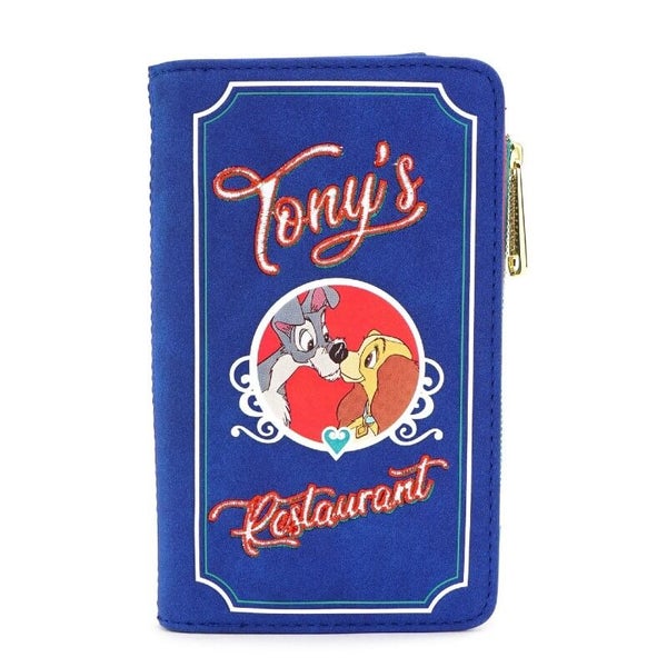 Loungefly Disney The Lady And The Tramp Tony'S Menu Wallet